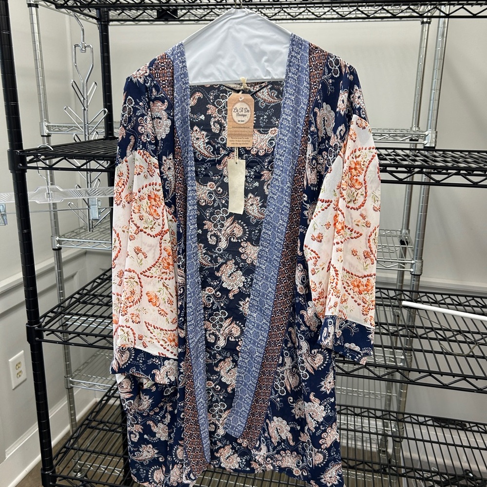 Boho Chic Paisley Blouse - Multicolor